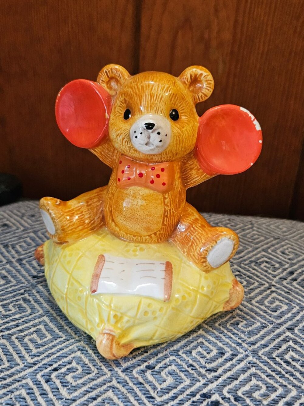 Vintage Schmid Handpainted Music Box, Plays 'Talk to the Animals'